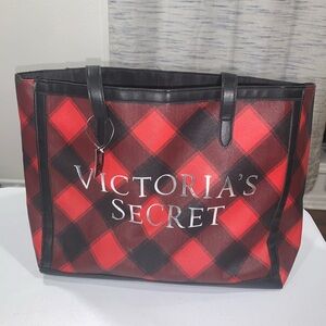 Victoria’s Secret Plaid Tote Bag New With Tag
